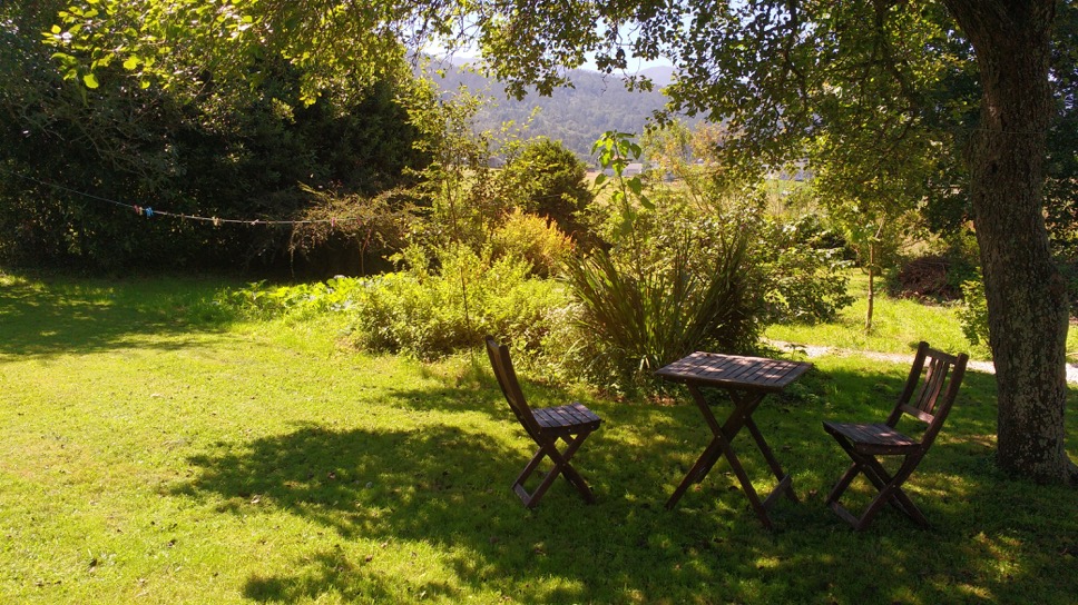 Foto de los exteriores de apartamentos la Collada, 33780 San Pelayo de Tehona, Asturias, Spain.